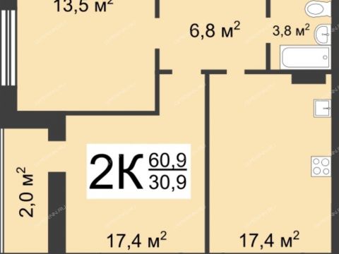 2-komnatnaya-ul-rodionova-d-202-k2 фото