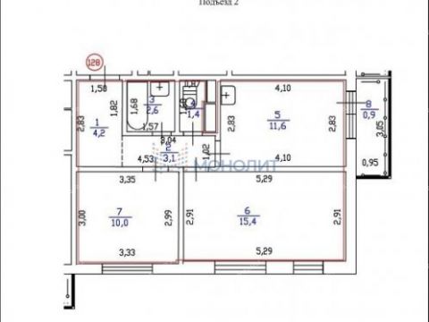 2-komnatnaya-ul-borisa-vidyaeva-d-30 фото