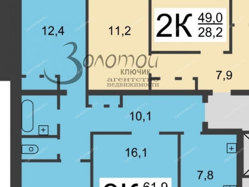 трёхкомнатная квартира на Медицинской улице дом 13