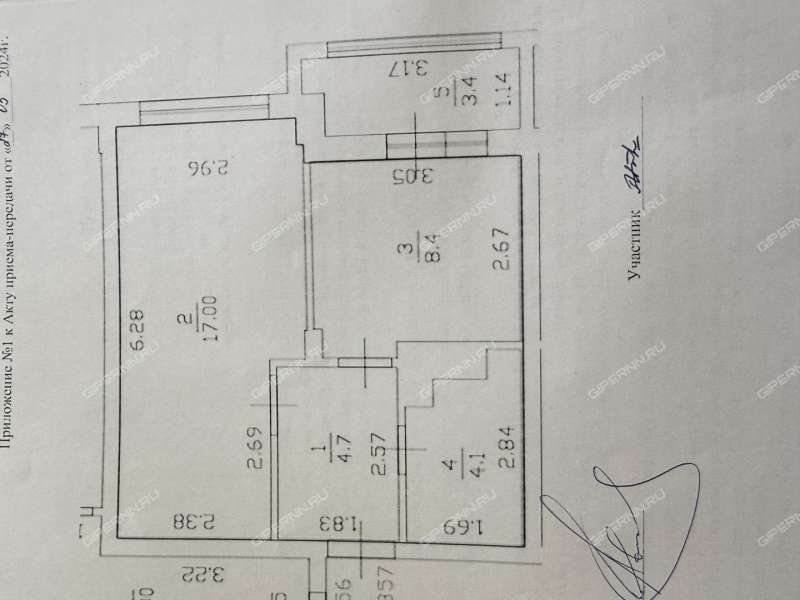 однокомнатная квартира на Советской улице дом 10л к2 город Дзержинск