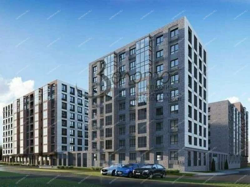 трёхкомнатная квартира в новостройке на улице Белинского