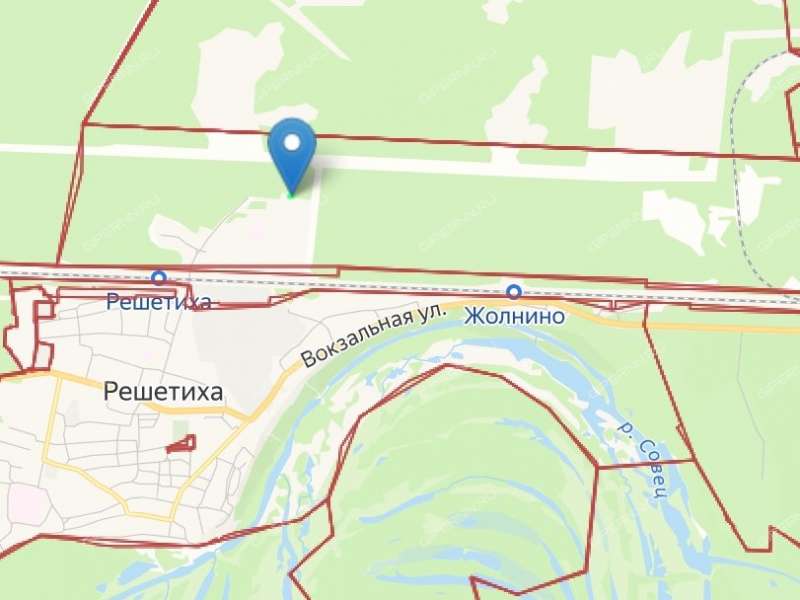 Решетиха нижегородская область карта