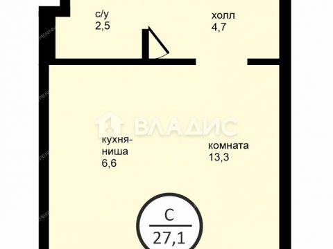 kvartira-studiya-derevnya-utechino-kstovskiy-rayon фото