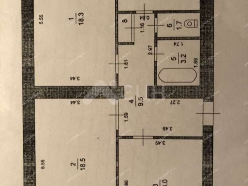 трёхкомнатная квартира на улице Шевченко дом 46 город Саров