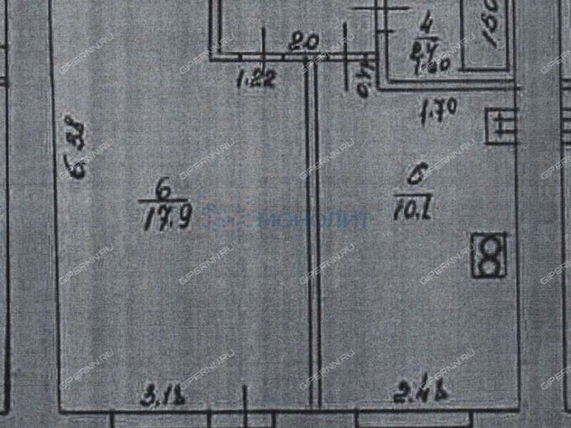 однокомнатная квартира на бульваре 60-летия Октября дом 2