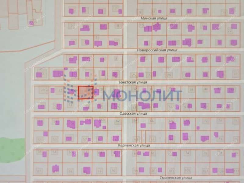 земельный участок 7,8 сотки Брестская улица Боталово ж/р