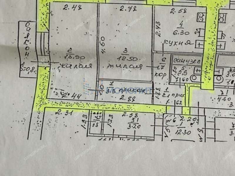 двухкомнатная квартира на проспекте Ленина дом 29