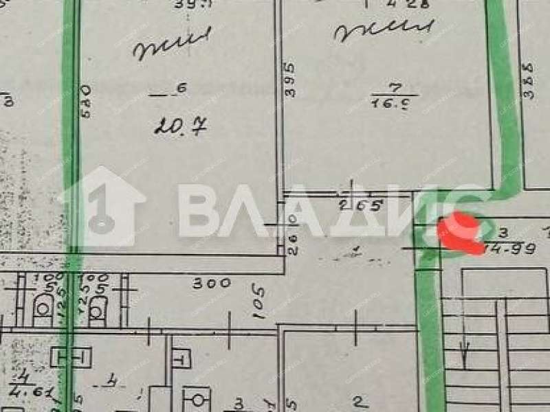 трёхкомнатная квартира на Комсомольской улице дом 3