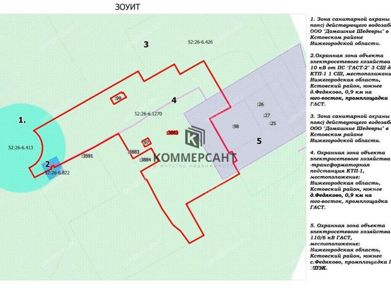 земельный участок под коммерческое использование в Кстовском районе Нижегородской области