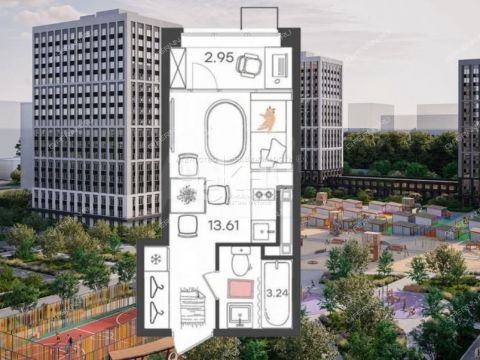 kvartira-studiya-ul-lvovskaya фото