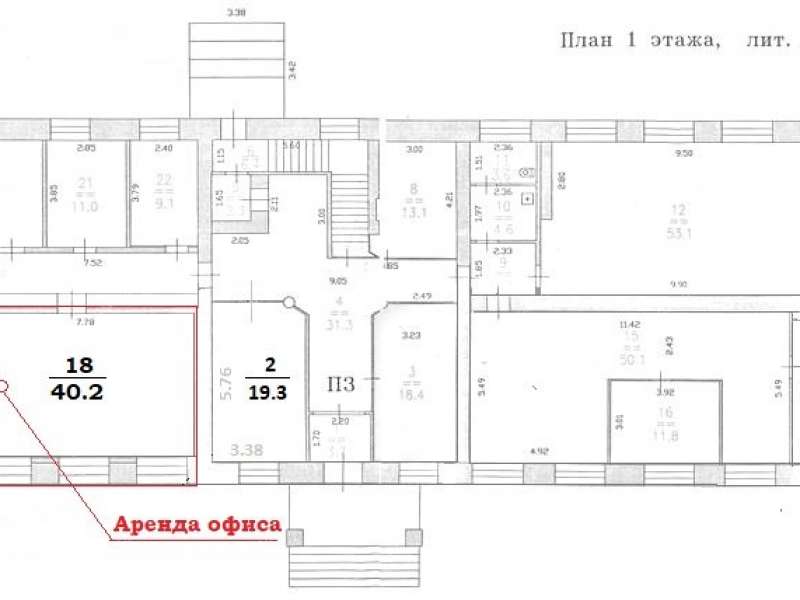 помещение под офис на Короленко ул., д.27