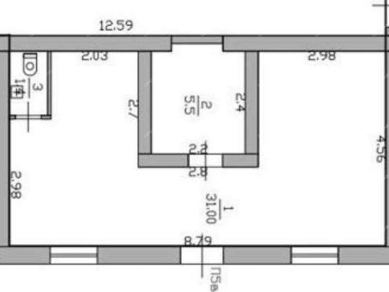 помещение под торговую площадь на улице Маршала Рокоссовского