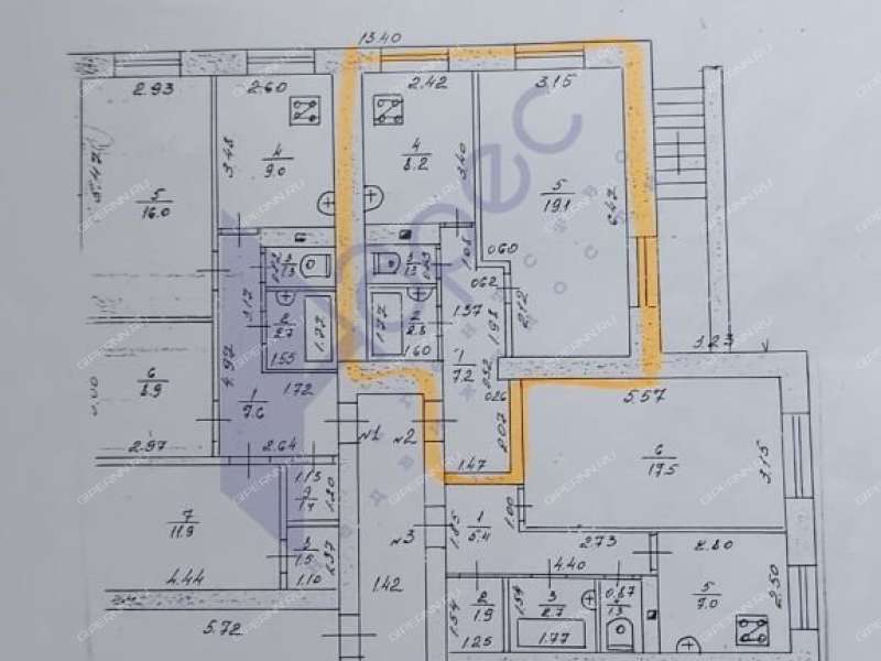однокомнатная квартира на улице Маршала Рокоссовского дом 10