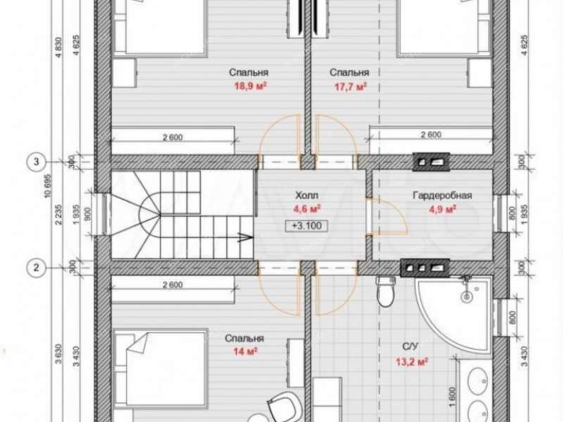 дом на Еловая ул. город Кстово