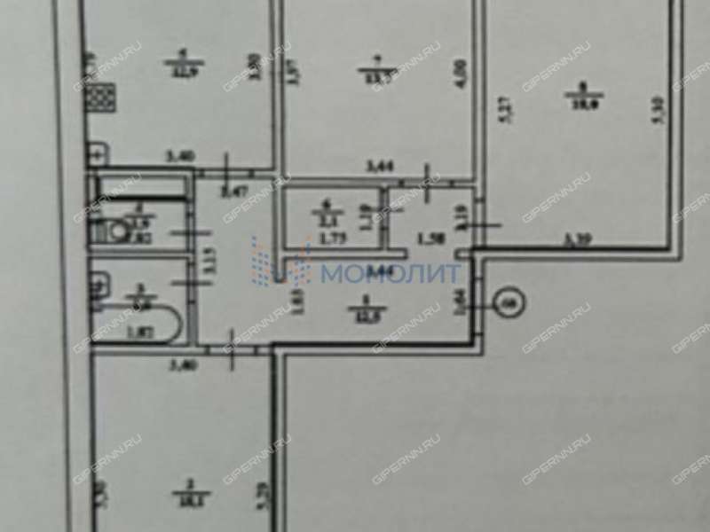 трёхкомнатная квартира на проспекте Кораблестроителей дом 52
