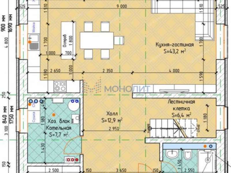 коттедж на улице Евстигнеева городской округ Бор