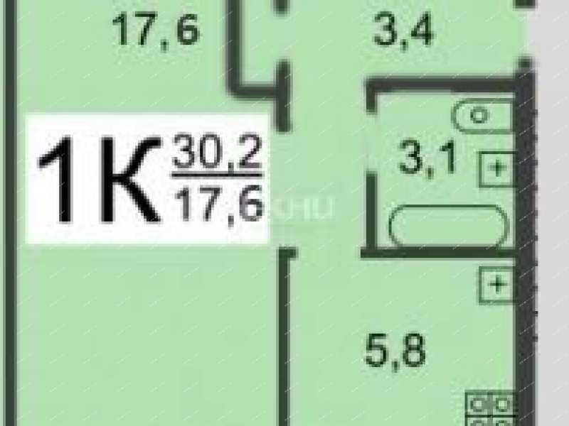 однокомнатная квартира на улице Горького дом 33 город Балахна