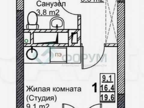 kvartira-studiya-ul-betankura-d-7 фото